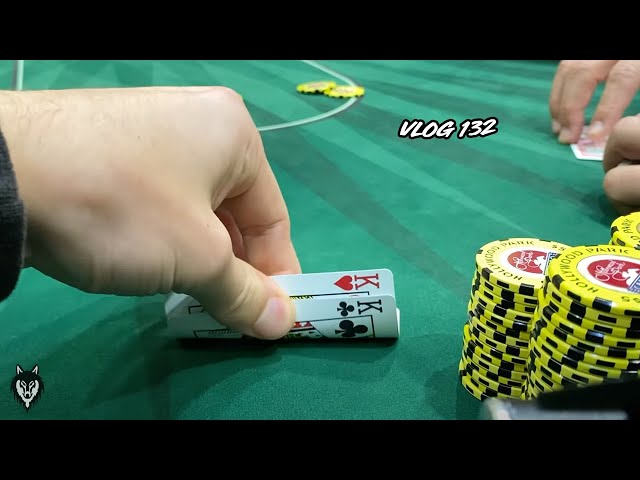 ALL-IN WITH POCKET KINGS AT HOLLYWOOD PARK CASINO!! | Poker Vlog #132
