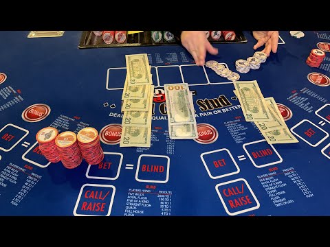 Five Wild Stud. LIVE! Best table game ever!
