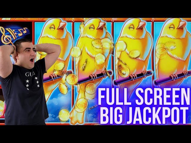 Full Screen JACKPOT On High Limit Drop & Lock Slot Machine