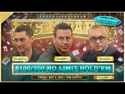 Garrett Adelstein, Mike Nia, Double M – SUPER HIGH STAKES $100/200!!! – Commentary by David Tuchman