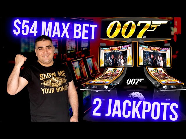 James Bond Slot Machine 2 HANDPAYJACKPOTS – Las Vegas Casinos Slots