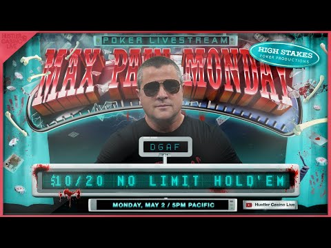 MAX PAIN MONDAY!! DGAF & Barry Play $10/20 No Limit Hold’em – Commentary by RaverPoker