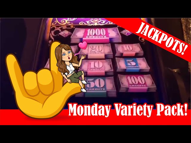 Monday Mix! Slot Machine VARIETY Pack! From Top Dollar to Eureka & James Bond plus MORE. Enjoy!
