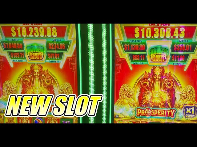 NEW SLOT: Prosperity Power Shot max bet live play