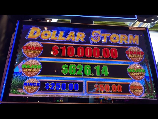 Playing Dollar Storm on The Carnival Magic cruise ship
