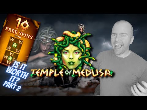 Temple of Medusa – Fifty Free Spin Slot Spree! – Is It Worth It? Part 2