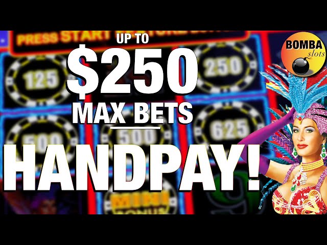 Up to $250 BETS! HANDPAY JACKPOT! $7500 HIGH LIMIT Slot Play High Stakes ~ Lightning Link
