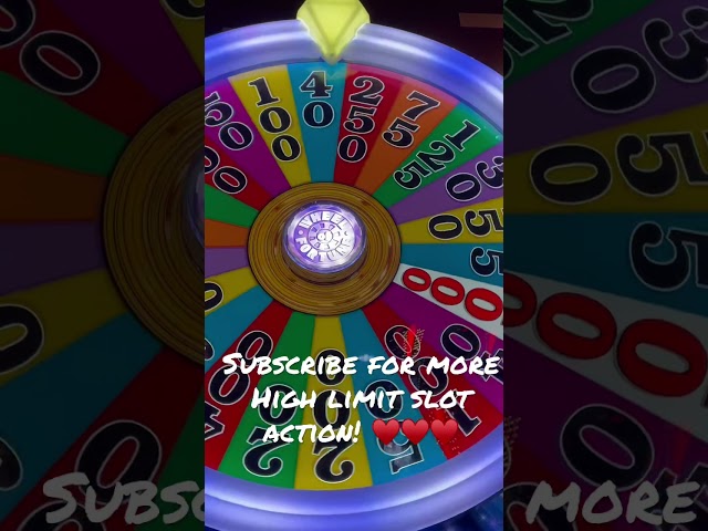 WHEEL OF FORTUNE GOLD SPIN! SLOT MACHINE JACKPOT!!
