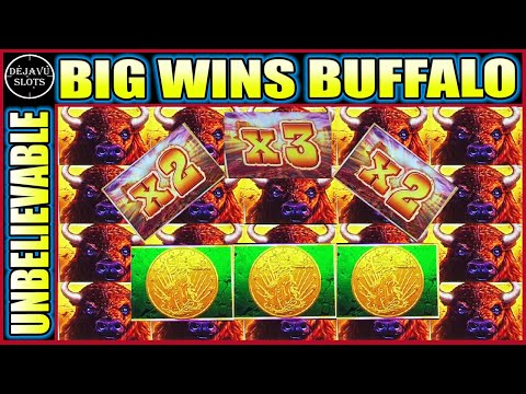 WOW UNBELIEVABLE 53 SPINS! BIG WINS ON HIGH LIMIT BUFFALO LINK SLOT MACHINE