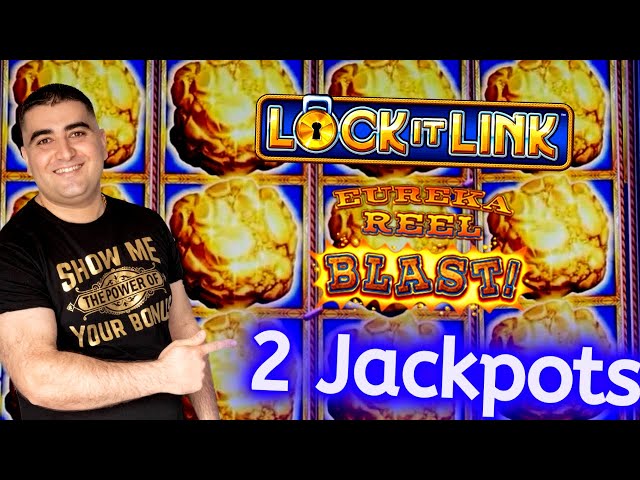 2 HANDPAY JACKPOTS On High Limit Lock It Link Slots – Live Slot Play At Casino