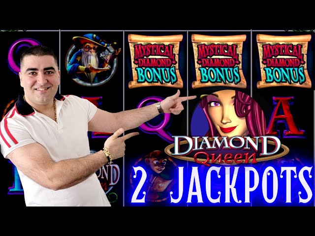 Diamond Queen Slot Machine 2 HANDPAY JACKPOTS
