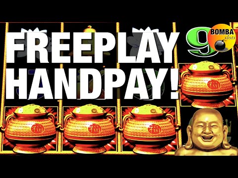 HANDPAY JACKPOT Off of Freeplay at Wynn Casino Las Vegas ~ Happy & Prosperous Dragon Cash ~Slot WIN!
