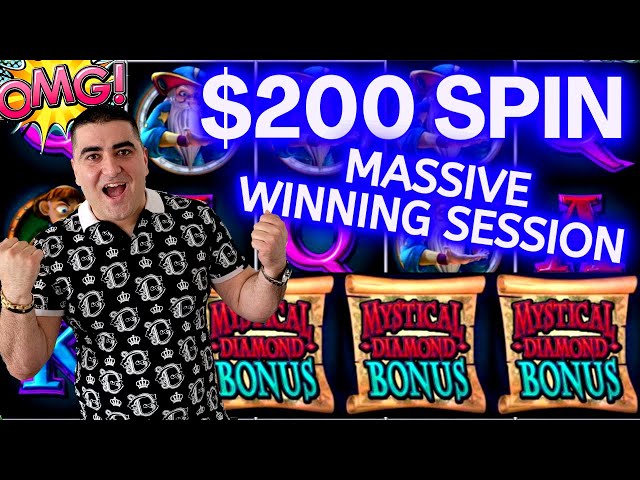 One Of My BIGGEST WINNING Session Ever – $200 Max Bet JACKPOTS