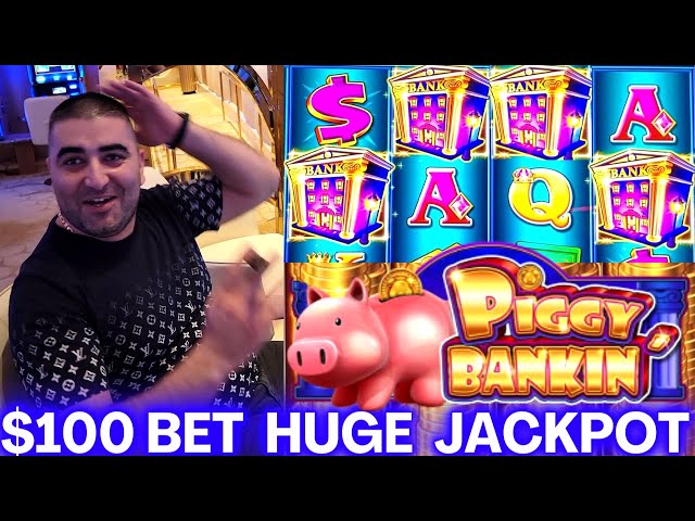 Piggy Bankin Slot HUGE HANDPAY JACKPOT – $100 Spin ! New Slot 2022