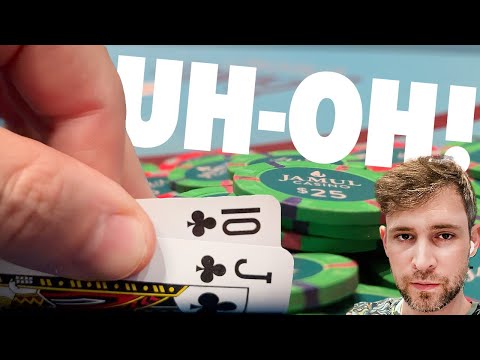 TRAPPING W/ a SET? What could go WRONG?! // Texas Holder Poker Vlog 103