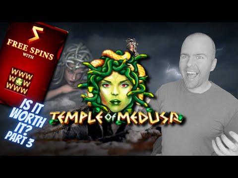 Temple of Medusa – Twenty Five Free Spins Alive! – Is It Worth It? Part 3 Bonus Binge