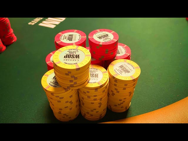 The BIGGEST BLUFF of My Life! World Series of Poker $1,500 Day 2