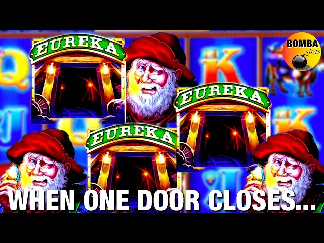 WHEN ONE DOOR CLOSES, ANOTHER OPENS! Piggy Bankin Eureka Reel Blast Slot Machine Win Las Vegas