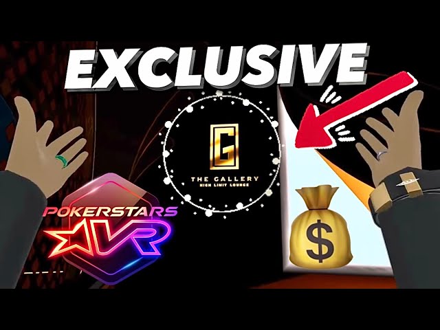 what is this?! THE GALLERY vip casino room pokerstars vr