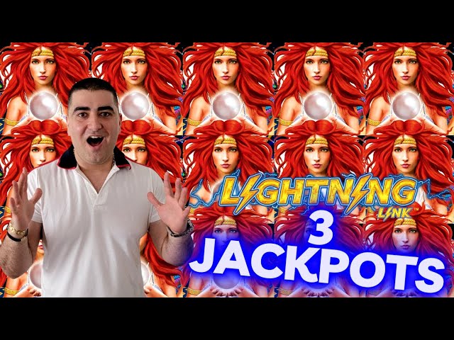 3 HANDPAY JACKPOTS On High Limit Lightning Link Slot Machine