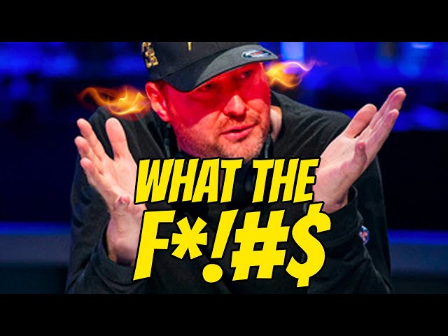 4 Angry Poker Players in 60 Seconds (Starring Phil Hellmuth) | WSOP 2022 #shorts