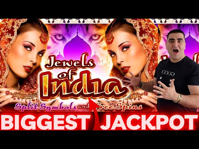 BIGGEST JACKPOT On Jewels Of India Slot – $150 MAX BET