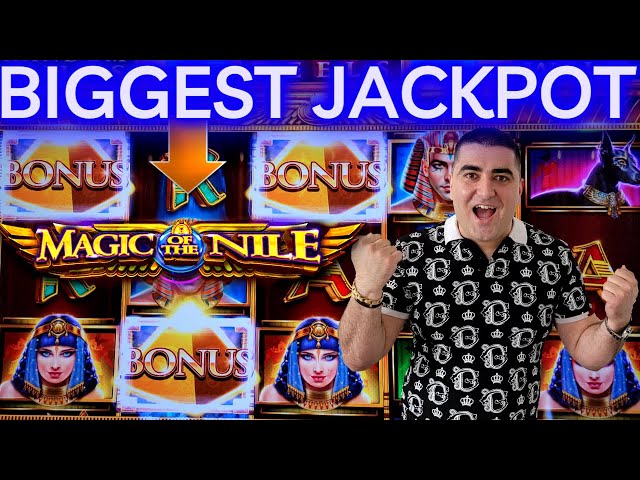 BIGGEST JACKPOT On Magic of the Nile Slot Machine