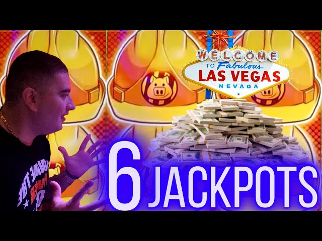 I Hit 6 HANDPAY JACKPOTS On High Limit Slots During Live #highlights