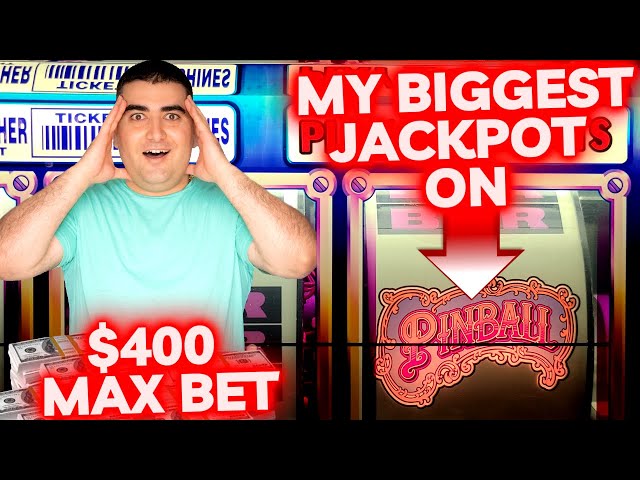 It Finally Happened $400 Max Bet PINBALL – 8 HANDPAY JACKPOTS