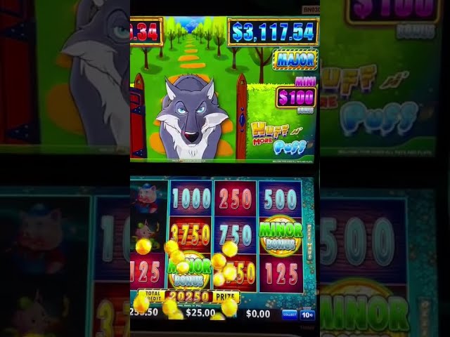 JACKPOT On Brand New Huff N More Puff Slot