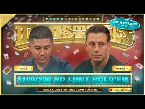 SUPER HIGH STAKES $100/200/400 w/ Garrett & Andy!! Commentary by Norman Chad & Marc Goone