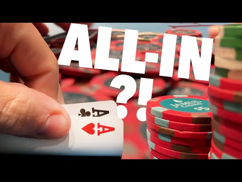 Should I RISK my WHOLE STACK on a HERO CALL?! // Texas Holdem Poker Vlog 105