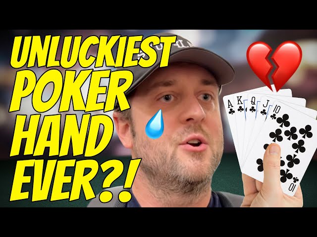 UNLUCKIEST Poker Hand EVER?!? (2.7B to 1) #shorts