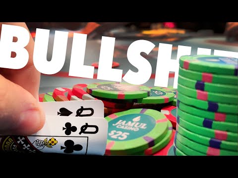 Villain POCKETS CHIPS before GOING ALL-IN & I CALL HIM OUT!! // Texas Holdem Poker Vlog 100
