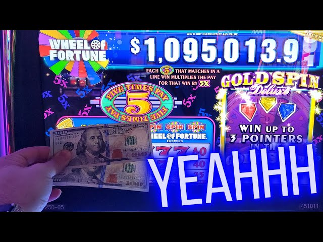 $1,000,000 Wheel Of Fortune Slot BIG WINS