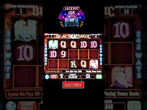 Black Magic Slots Jackpot $2760 Winner