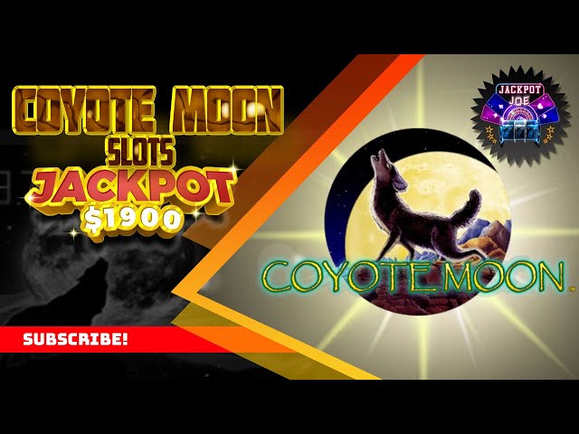 Coyote Moon Slots Jackpot $1900 Winner