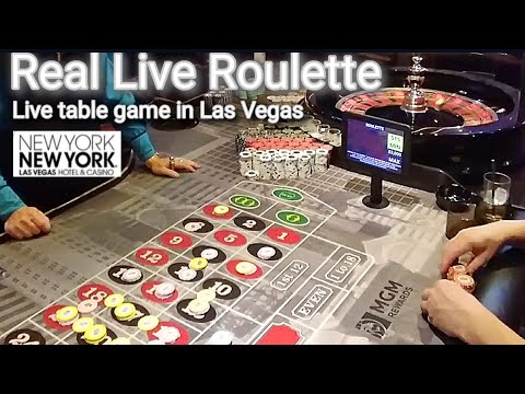 Live roulette at NEW YORK NEW YORK Hotel & Casino