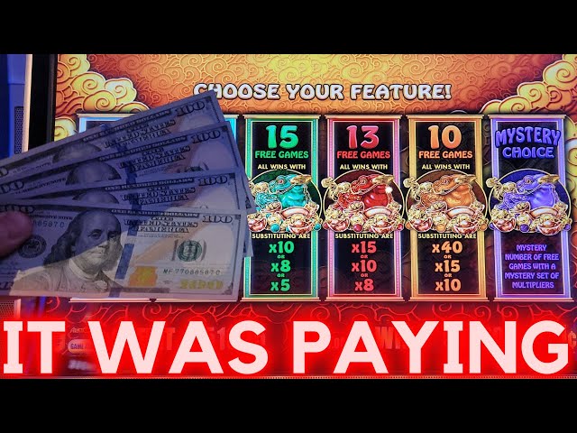 Max Bet Bonuses On 5 Frogs Slot Machine