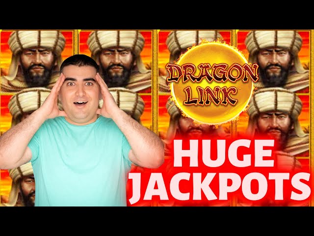 My BIGGEST JACKPOT On Dragon Link Silk Road Slot Machine