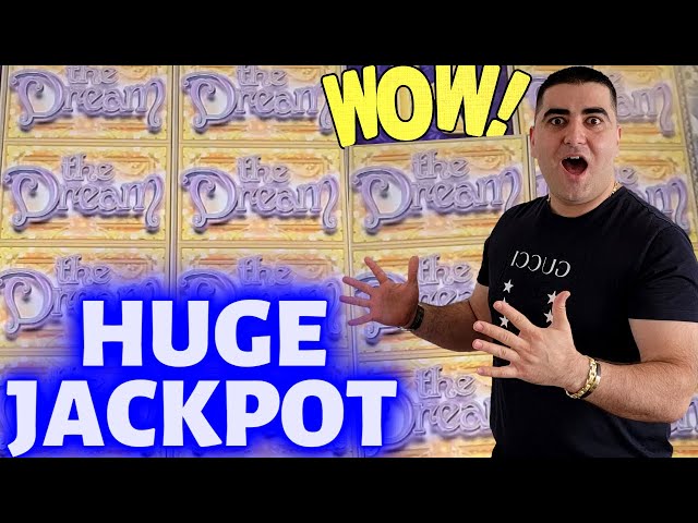 OMG Unexpected HUGE JACKPOT On The Dream Slot Machine
