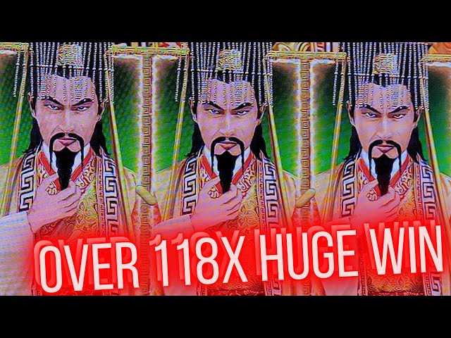 Over 118x HUGE WIN On Dragon Link Slot Machine