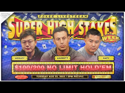 SUPER HIGH STAKES WEEK!! $100/200/400 w/ Garrett, Andy, Wesley & Ryusuke – Commentary by DGAF