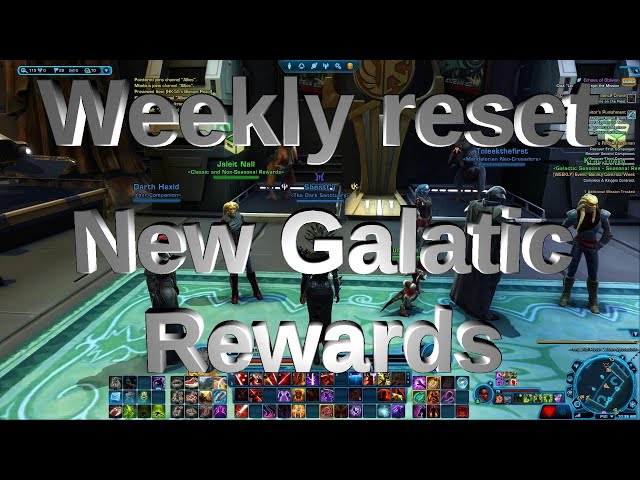 SWTOR – Nar Shaddaa Casino Event!!! – New Galactic Non-Seasonal Rewards and Weekly Reset