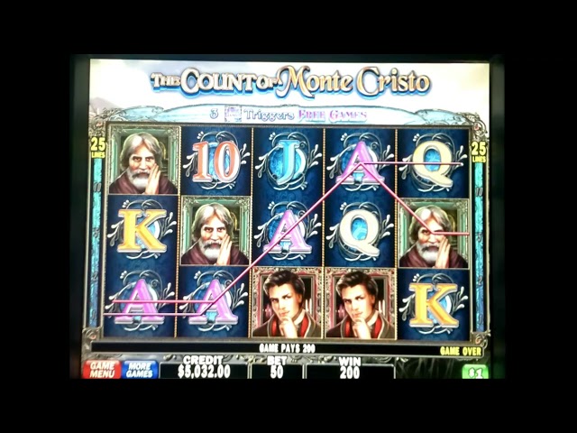 The Count Monte Cristo $1470 Slots Jackpot
