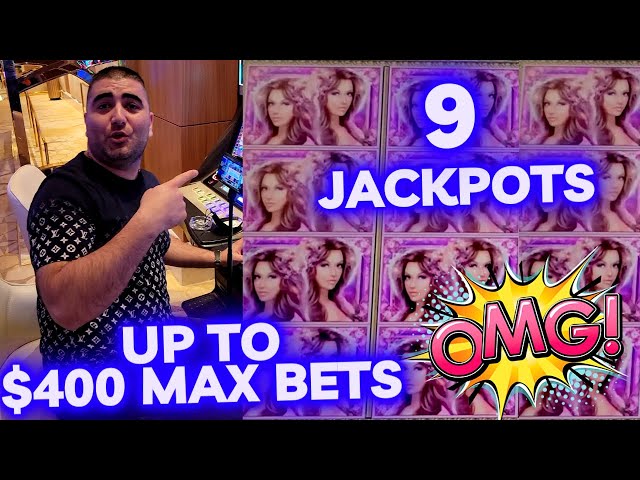 Up To $400 MAX BETS & 9 HANDPAY JACKPOTS On High Limit Slot Machine