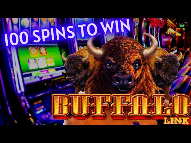 100 Spins Challenge To Win On High Limit Buffalo Link Slot machine