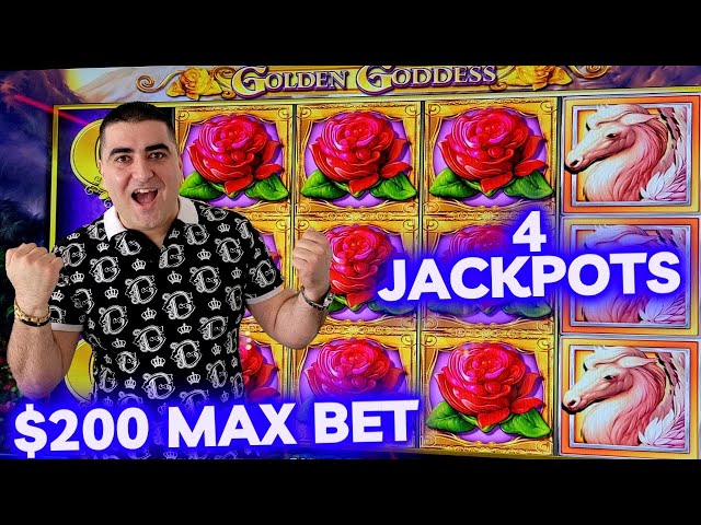 $200 Max Bets & 4 HANDPAY JACKPOTS On High Limit Slots