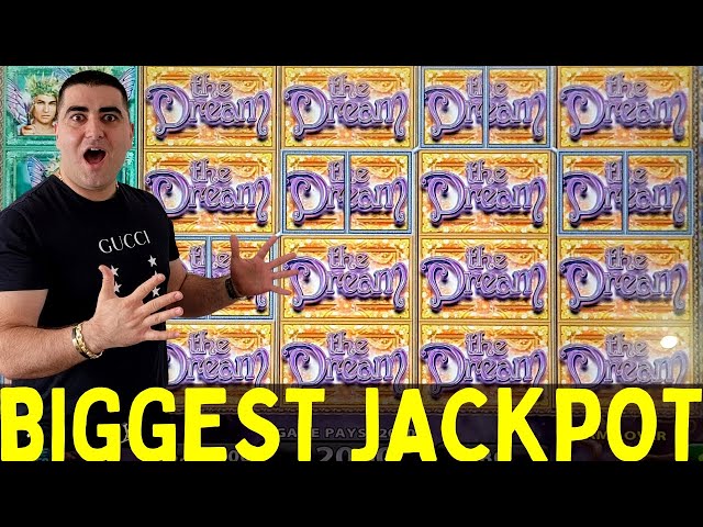 Biggest Jackpot Ever On YouTube For The DREAM Slot Machine