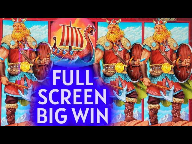 Finally FULL SCREEN Big Win Slot Machine